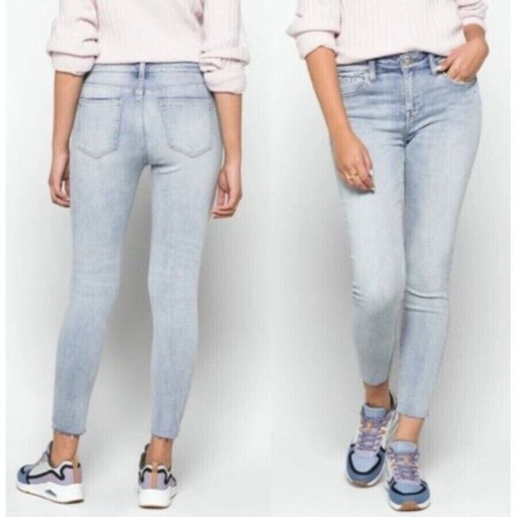 Pistola Arielle Skinny Scissor Cut Hem Jeans Stretch Size 29 Style# P6730MTW EUC - Picture 1 of 9